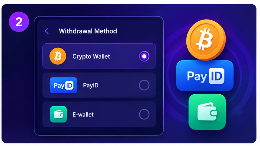 Step 2: Select your payment method